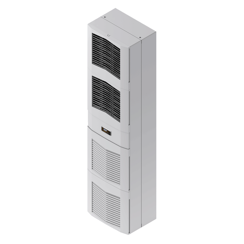 Product image for Hoffman S101016G050 SPECTRACOOL Slim Fit Indoor Air Conditioner, 37.40x 15.70x 10.20", Lt Gray, Steel