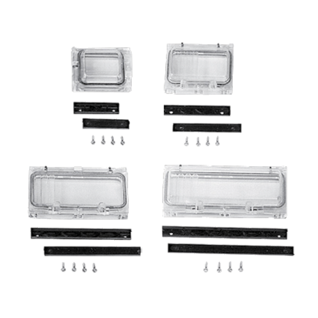 Hoffman VM-CTHS23 VM Hinged Window Kit, Transparent, Unpainted, Polycarbonate, VM-CTHS23 Product image for Hoffman VM-CTHS23 VM Hinged Window Kit, Transparent, Unpainted, Polycarbonate, VM-CTHS23
