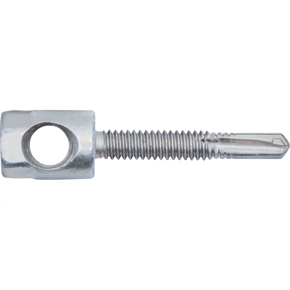 Product image for Caddy HMZH475 HangerMate Horizontal Mount Screw for Steel, 3/8" Rod, 0.06"-0.25" Flange
