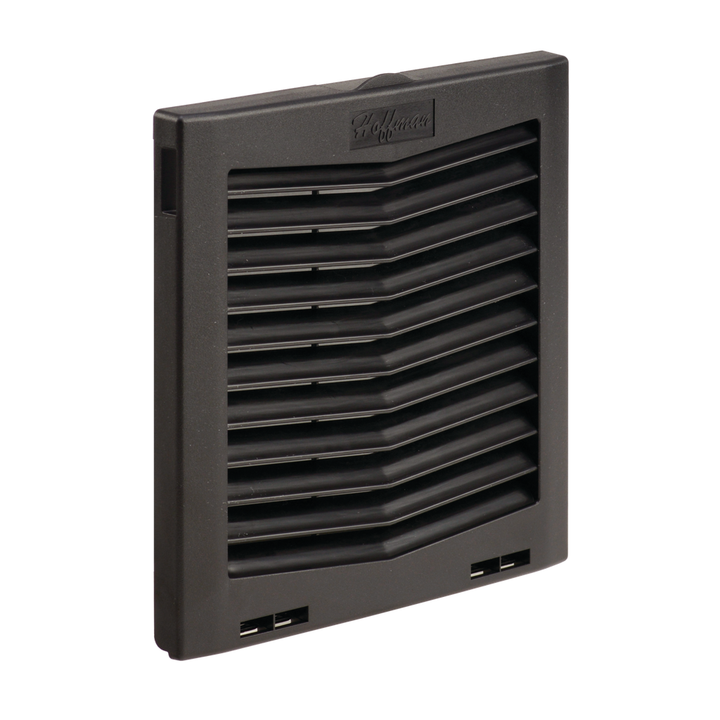 Hoffman HG0900503 HG Filter Fan Exhaust Grilles, fits HF09 fans, 9-inch, IP55, Black Product image for Hoffman HG0900503 HG Filter Fan Exhaust Grilles, fits HF09 fans, 9-inch, IP55, Black