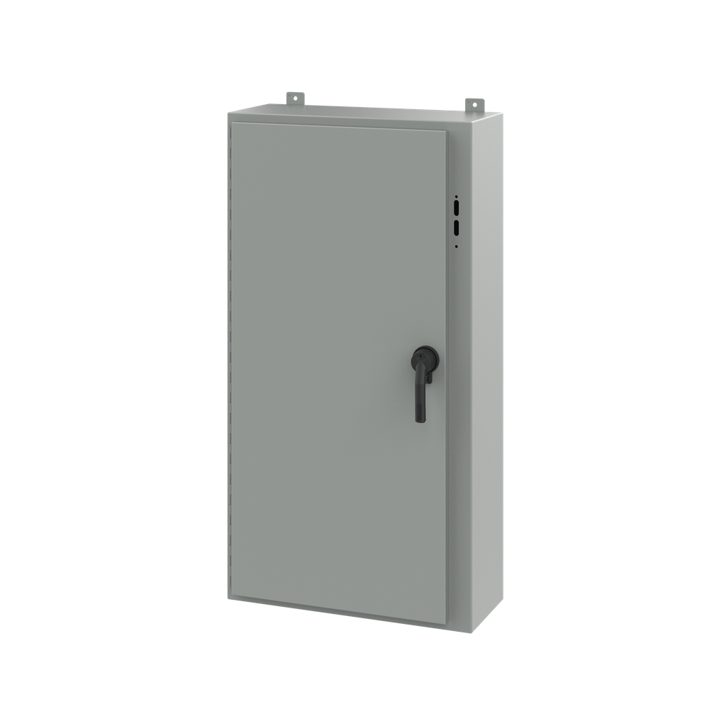 Hoffman A48SA2610LPPL Preferred Cutout, Disconnect Enclosure, Type 12, 48" x 25.38" x 10", Steel Product image for Hoffman A48SA2610LPPL Preferred Cutout, Disconnect Enclosure, Type 12, 48" x 25.38" x 10", Steel