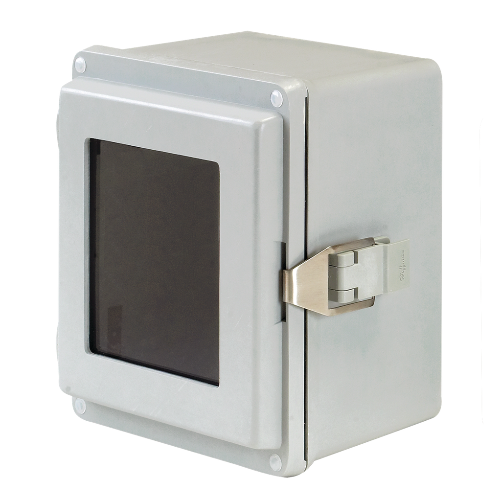 Hoffman A18149JFGQRPWR Screw- or Hinge-Cover with Quick-Release Latch, Type 4X, 17.5" x 14" x 8.53, Fiberglass Product image for Hoffman A18149JFGQRPWR Screw- or Hinge-Cover with Quick-Release Latch, Type 4X, 17.5" x 14" x 8.53, Fiberglass
