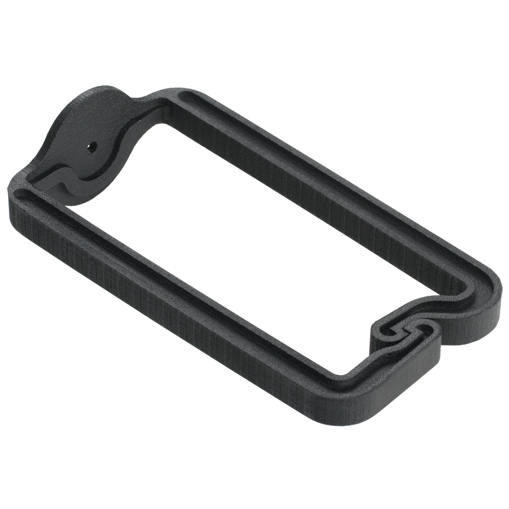 Hoffman ECM3DR10 D-Ring Cable Managers, 1.72x 3.5", Plastic Product image for Hoffman ECM3DR10 D-Ring Cable Managers, 1.72x 3.5", Plastic