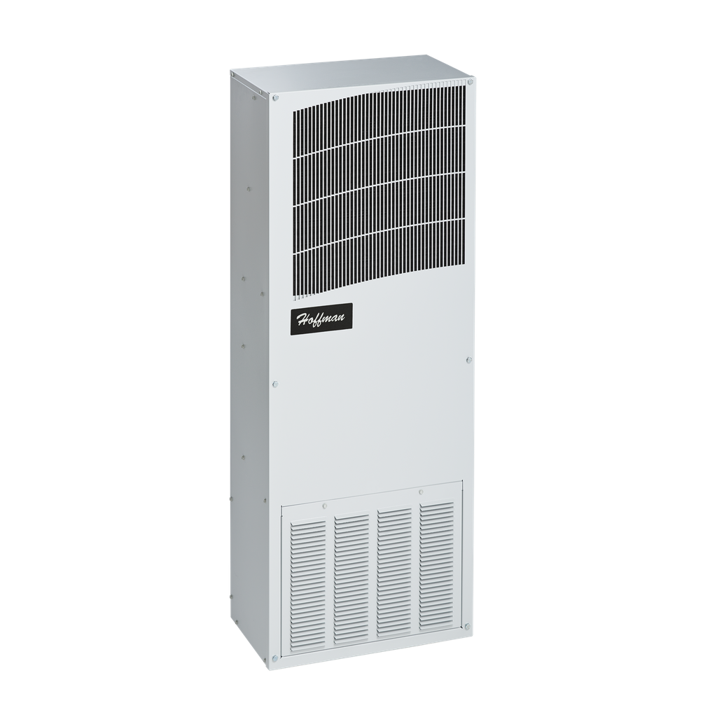 Product image for Hoffman T501226G100 T-Series Mid-Size Outdoor Model without Heat, T50, 13100 BTU, Lt Gray, Steel