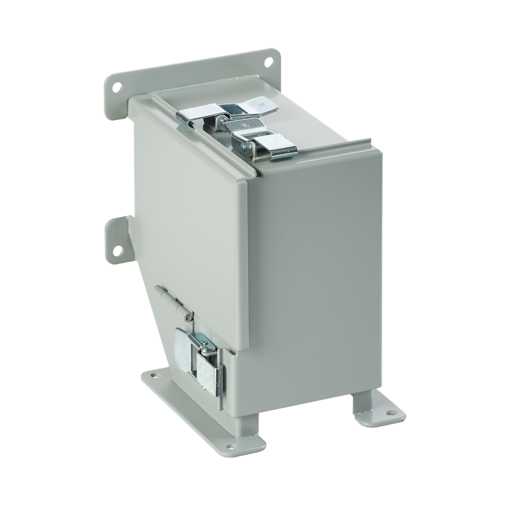 Product image for Hoffman F44LKT Transposition Sections, 4" x 4", Gray, Steel