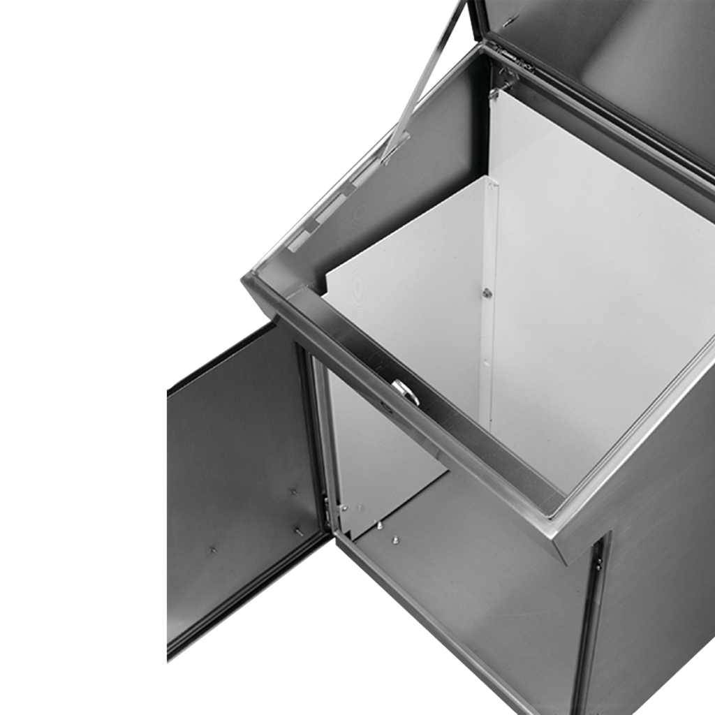 Hoffman CPC3816 Side Panels, fits 48" x 15", White, Steel Product image for Hoffman CPC3816 Side Panels, fits 48" x 15", White, Steel
