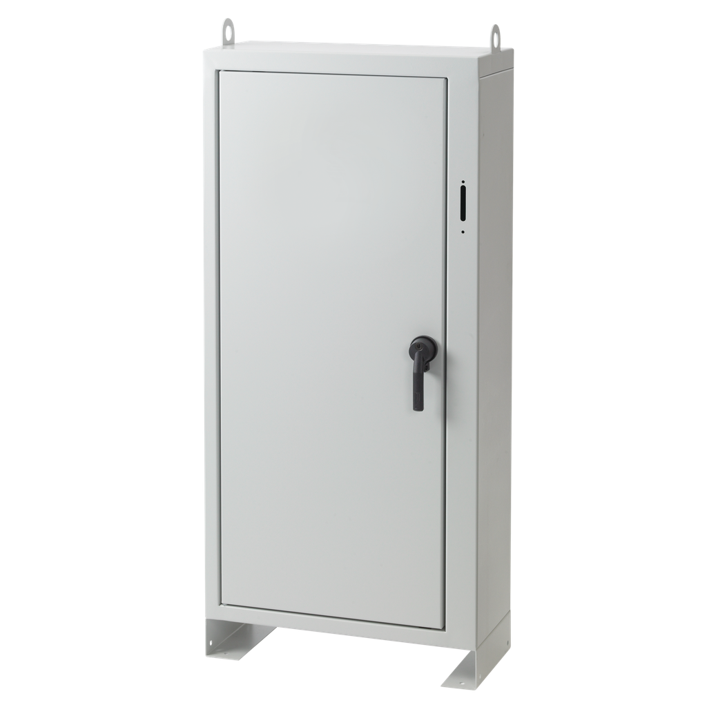 Hoffman A84XN3724FSLP Free-Stand Disconnect Enclosure, Type 1, 84" x 37" x 24", Gray, Steel Product image for Hoffman A84XN3724FSLP Free-Stand Disconnect Enclosure, Type 1, 84" x 37" x 24", Gray, Steel