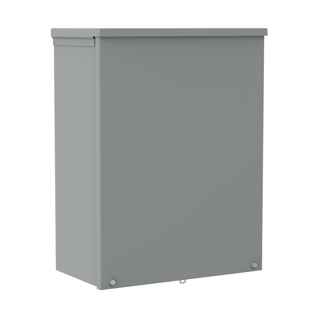 Hoffman A24R246 Screw-Cover, Type 3R, 24" x 24" x 6", Steel Product image for Hoffman A24R246 Screw-Cover, Type 3R, 24" x 24" x 6", Steel
