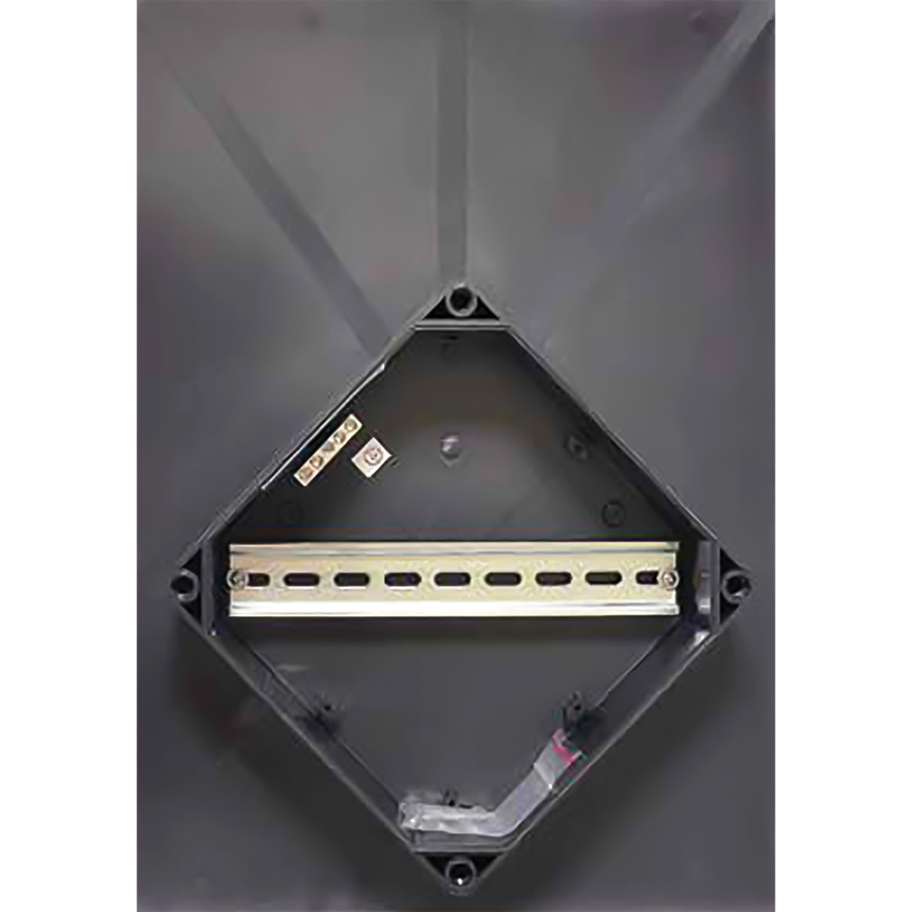 Product image for Hoffman RJ-1 RJ Solar Rooftop Junction Box, 8x8x3.5, Black, Polycarbonate