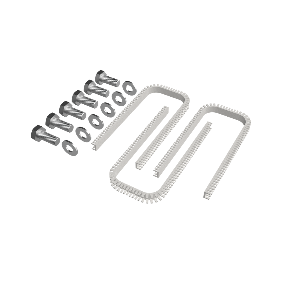 Product image for Hoffman PTJT Transportation Base Joining, Side-to-Side, fits Side to Side, Steel