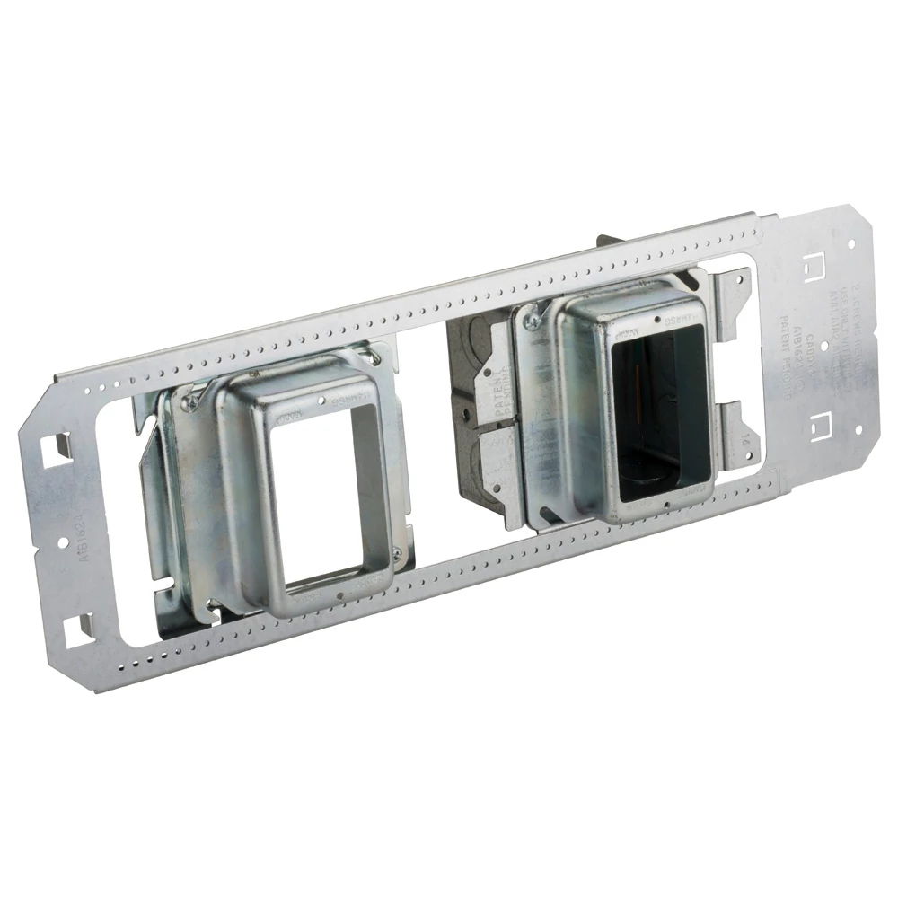 Product image for Caddy A1BF3G43NAO Caddy All-in-One Between-Stud With Removable Mud Ring, Multi-Box, 1 Gang, 1-1/4" Drywall, 3-5/8"