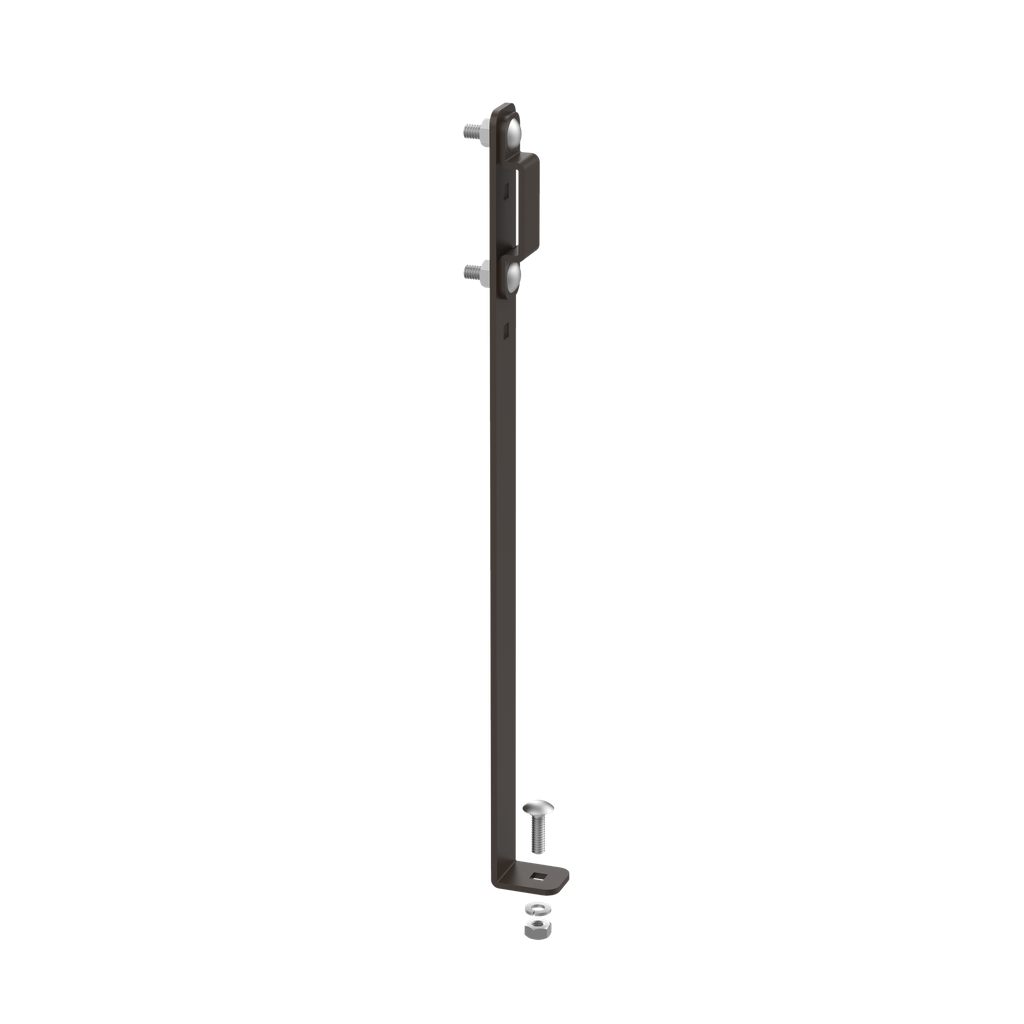 Product image for Hoffman LEK3B Runway Elevation Kit, 3" x 0" x 0", Black, Steel