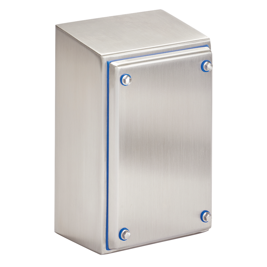 Hoffman HSDS070404SS HyShed Screw Cover Enclosures, Type 4X, 7.13x4.13x4.00, Stainless Steel 304 Product image for Hoffman HSDS070404SS HyShed Screw Cover Enclosures, Type 4X, 7.13x4.13x4.00, Stainless Steel 304