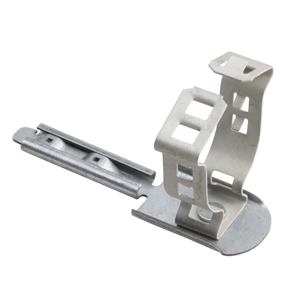 Product image for Caddy BCSPC16M Box/Conduit Support Platform Snap-Close Conduit Clamp, 3/4", 1" EMT/Rigid