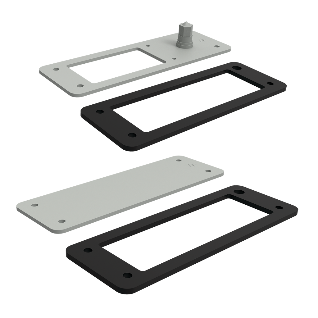 Hoffman PAD240 Closure Plate Adapters for Cutouts, 24 Pin to Blank, Lt Gray, Steel Product image for Hoffman PAD240 Closure Plate Adapters for Cutouts, 24 Pin to Blank, Lt Gray, Steel