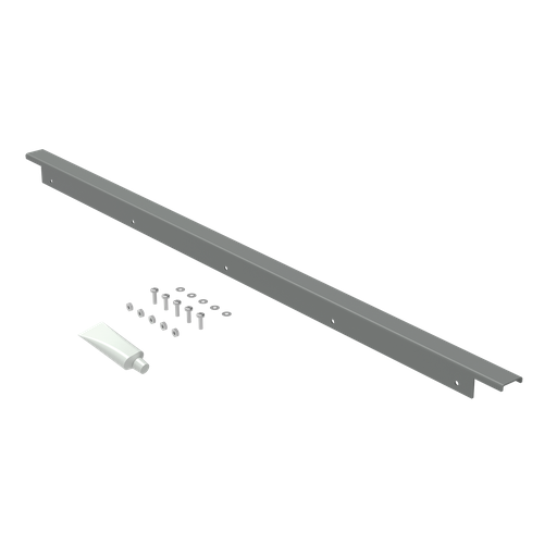 Hoffman ADK72HH Drip Shield Kit for Type 12 Free-Standing and Floor-Mount Enclosures With Concealed Hinges, 75.5" x 5.5" x 5.5", Gray, Steel Product image for Hoffman ADK72HH Drip Shield Kit for Type 12 Free-Standing and Floor-Mount Enclosures With Concealed Hinges, 75.5" x 5.5" x 5.5", Gray, Steel
