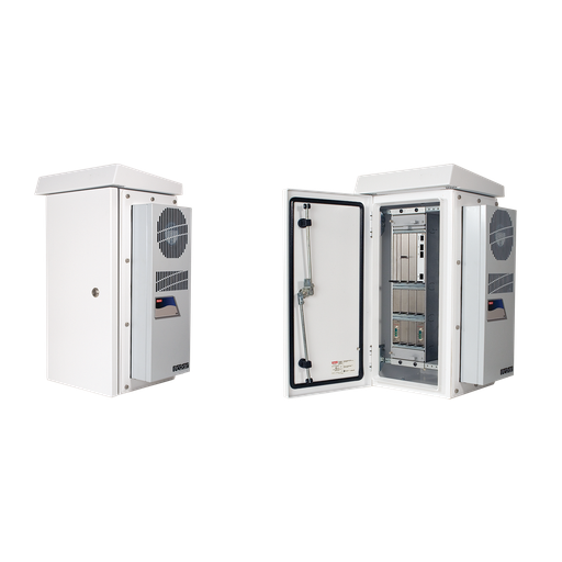 Product image for Hoffman ECL603537VP COMLINE Vertical Mount Cabinet, 600x 350x 375mm, Lt Gray, Aluminum