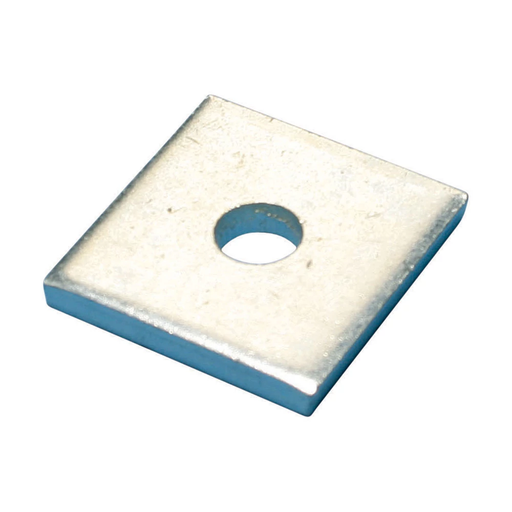 Product image for Caddy F150000EG Square Channel Washer, Steel, EG, 1/2" Rod, 0.563" Hole