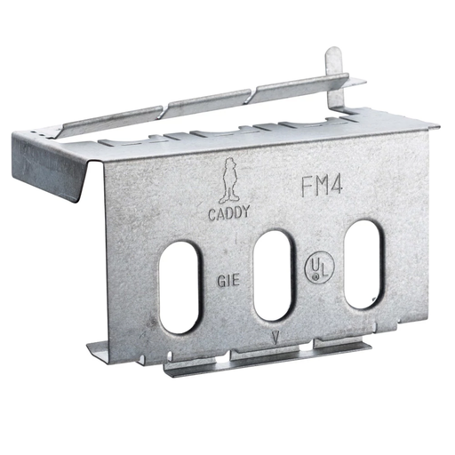 Product image for Caddy FM4 First Means of Securement for Heavy Duty Box Bracket, 4" Box