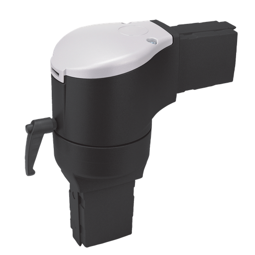 Product image for Hoffman S1MER SYSPEND 180-MAX Rotatable Elbow, Black, Aluminum