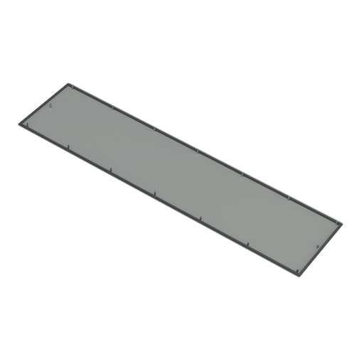 Product image for Hoffman AMOD7218FEP Flat End Plates, 72.12" x 18.12", Steel