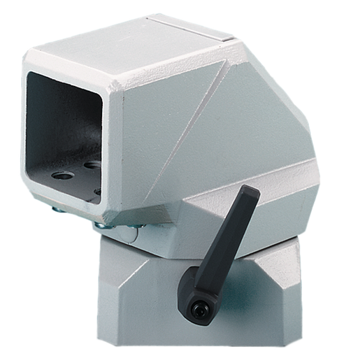 Product image for Hoffman CCS8FECLG COMPACT Series 4 Flange Elbow Coupling, fits 80x 80mm, Lt Gray, Aluminum