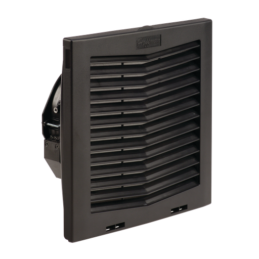 Product image for Hoffman HF1024413 HF10 Side-Mount Filter Fan, 24V, 159 CFM, Black