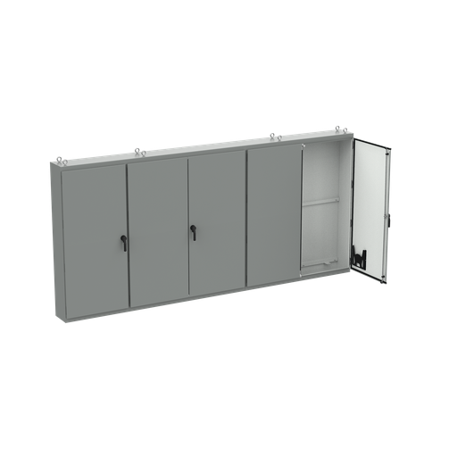 Product image for Hoffman A86M5E20LP Free-Stand, Multi-Door, Type 12, 86.12" x 187" x 20.12", Steel