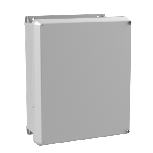 Product image for Hoffman HJ1210HWLG Flat Cover with Screws, Type 4X, 11.68x 9.69x 4.62, Fiberglass