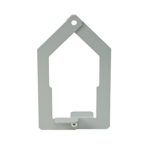 Wireway Hanger, fits 4.00x4.00, Gray, Steel