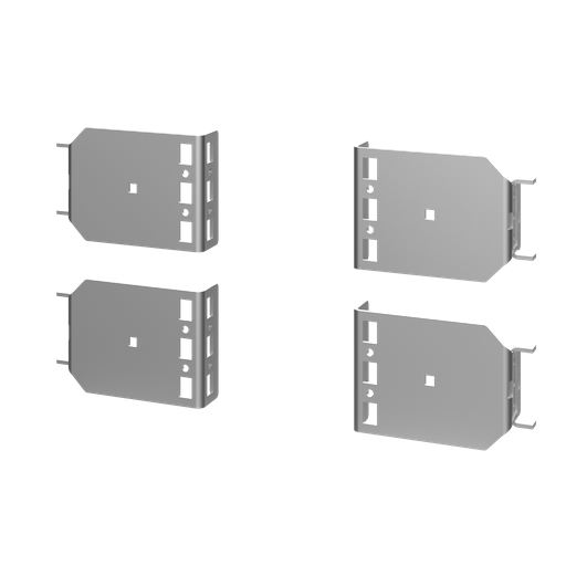 Product image for Hoffman PRB100 Frame-Reducing Brackets for Frames or Grid Straps, 100mm + 100mm, Steel