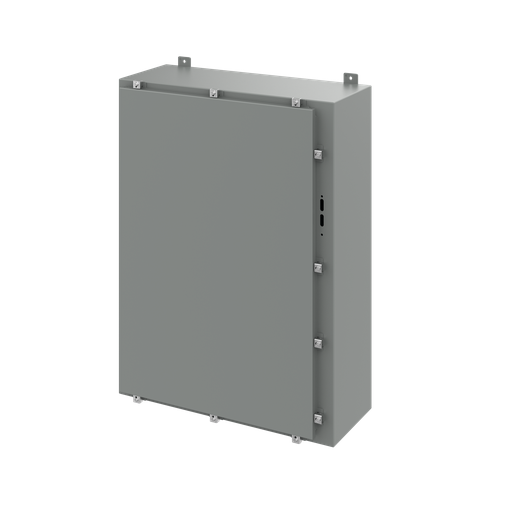 Product image for Hoffman A42HS3112LP Disconnect Enclosure with Clamps, Type 4, 42" x 31.38" x 12", Gray, Steel