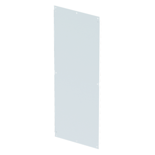 Side-Mounted Panel for Freestand with Mounting Channel, fits A=72 60x14, White, Steel