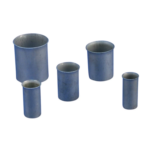 Product image for Erico S429F1W12 Conductor Sleeve, Copper, Tinned, Flared, 0.75" x 0.015", 0.336" dia