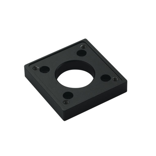 Syspend 281-Max 48mm Round Tube Coupling Adapter, .6x3.15x3.15, Black, Aluminum