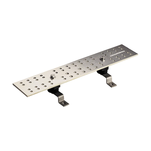 Product image for Erico TMGBA12L15PT Telecom Main Grounding Busbar, Tinned, 12"