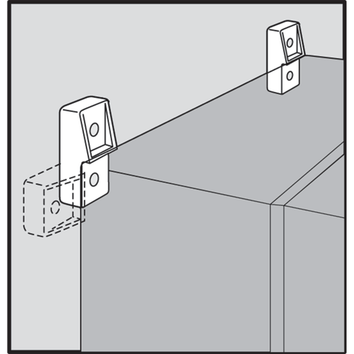 Product image for Hoffman UUMF Ultrx Mounting Bracket Kit, fits Ultrx, Fiberglass