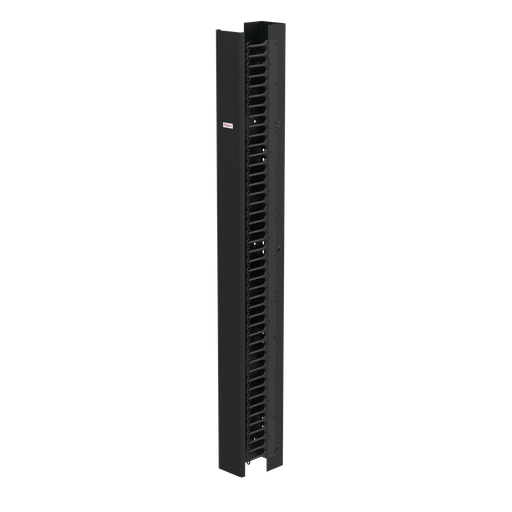 Product image for Hoffman EC6S7 CABLETEK-EC Vertical Cable Manager, 84" x 6" x 9", Black, Steel