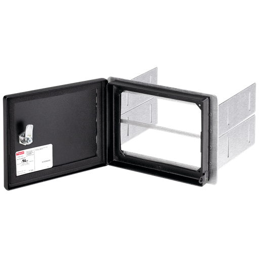 Product image for Hoffman HCP514B InterSafe Data Interface Port Disk Drive Enclosure, Black, Steel