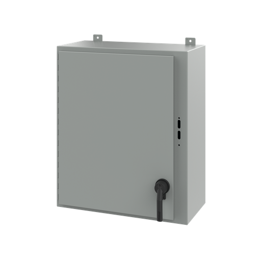 Product image for Hoffman A30SA2612LPPL Preferred Cutout, Disconnect Enclosure, Type 12, 30" x 25.38" x 12", Steel