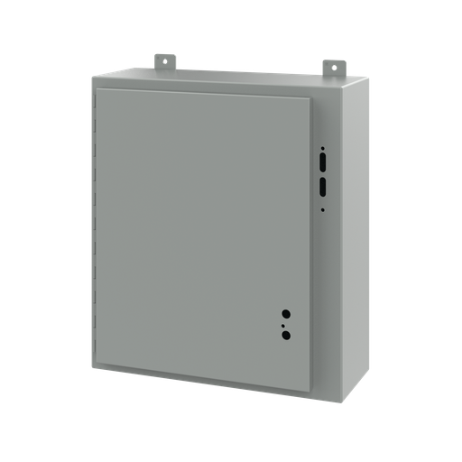Product image for Hoffman A24SA2208LP 24" x 21.38" x 8" Preferred Cutout Disconnect Enclosure without Handle, Type 12, Steel