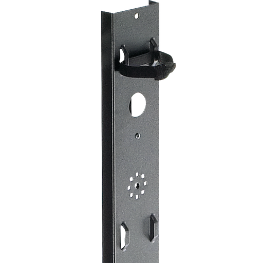 Vertical Tie-Down Cable Manager, fits 2000mm, Black, Steel