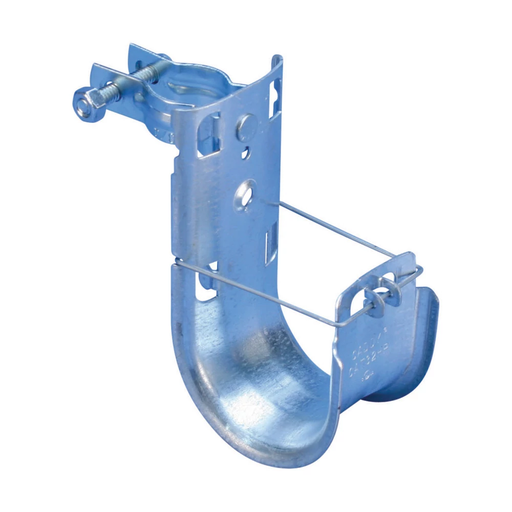 Product image for Caddy CAT21HPCD1B Caddy Cat HP J-Hook with Pedestal Clamp, 1 5/16" dia, 3/4" Square, 7/8"-1 1/8" Round Pedestal