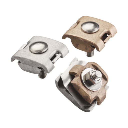 Product image for Erico LPC516L 516 Parallel Cable Connector, Copper, Tinned