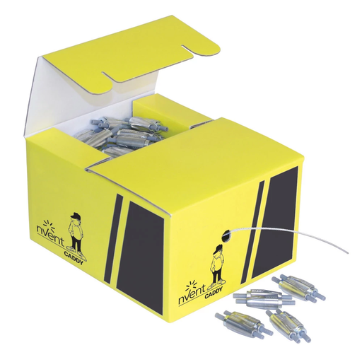 Product image for Caddy SLK15L500PACK Spool Kit including 500 feet of 1.5mm Wire Rope and 100 Tool-Free Hangers - 44LB