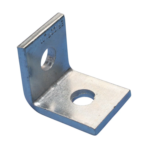 Product image for Erico L110000S4 1-1 Hole Angle Bracket, S304, 2" x 1.875"