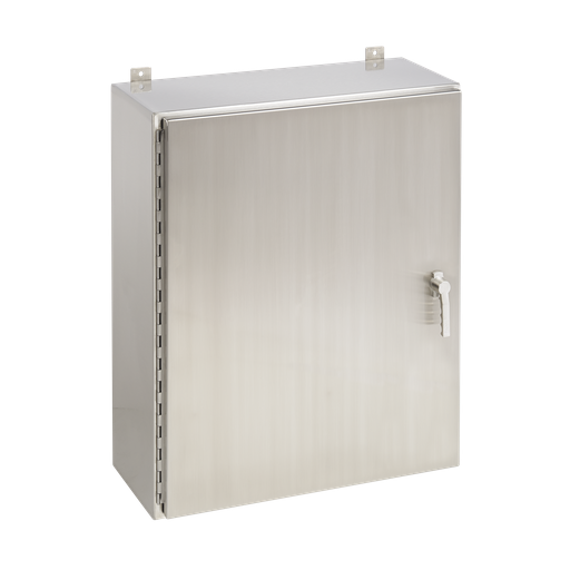 Wallmount 3-Point Latch Type 4X, 36x30x8, Brushed, SS 304