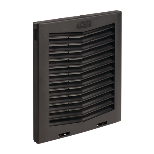 Product image for Hoffman HG1000403 HG Filter Fan Exhaust Grilles, fits HF10 fans, 10-inch, IP54, Black