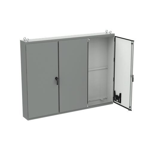 Product image for Hoffman A86M3ELP Free-Stand, Multi-Door, Type 12, 86.12" x 112" x 14.12", Steel