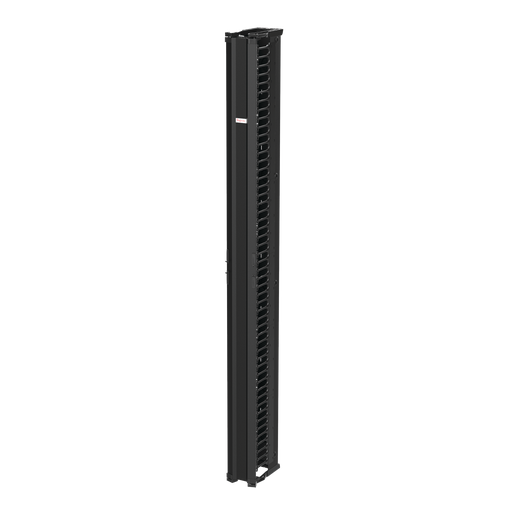 Product image for Hoffman DV6S8 CABLETEK Vertical Cable Manager, 6" x 96", Black, Composite